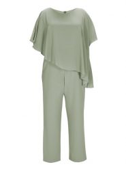 SWING Kombinezon w kolorze zielonym rozmiar: 46. Zielone kombinezony Swing, bez wzorów, bez kołnierzyka, bez ramiączek. Za 249.95 zł.