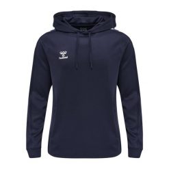 Bluza do piłki ręcznej dla dorosłych Hummel hml CORE XK poly z kapturem. Niebieskie bluzy Hummel, m, bez wzorów, sportowe, bez ramiączek, z kapturem. Za 186.00 zł.