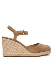MICHAEL Michael Kors Espadryle Kenzie 40R6KZMS2S Beżowy. Brązowe espadryle MICHAEL Michael Kors, bez wzorów, ze skóry, bez obcasa. Za 619.99 zł.