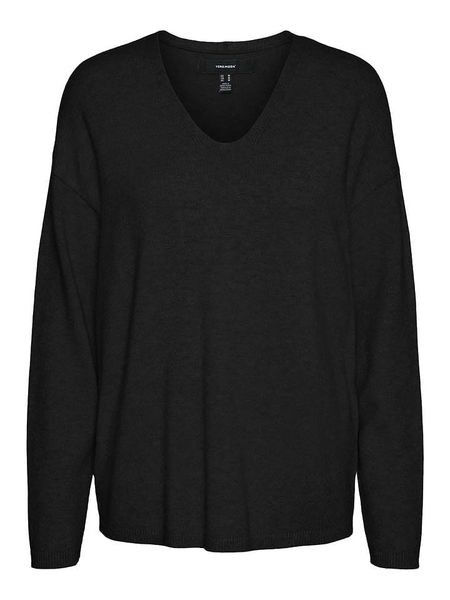Vero Moda Sweter w kolorze czarnym rozmiar: XS. Czarne swetry Vero Moda, xs, bez wzorów, bez ramiączek. Za 48.16 zł.