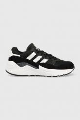 Adidas Originals sneakersy RETROPY kolor czarny. Czarne buty sportowe lifestyle adidas Originals, bez wzorów, z gumy, sportowe, z okrągłym noskiem, bez zapięcia. W wyprzedaży za 364.99 zł.