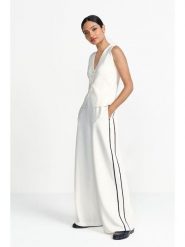 Rich & Royal Spodnie w kolorze białym rozmiar: XL. Białe spodnie materiałowe Rich & Royal, bez wzorów, z materiału. Za 240.99 zł.