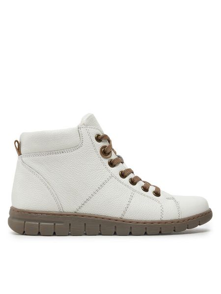 Go Soft Trzewiki CEO-WI23-GHANA-03B Beżowy. Brązowe botki GO SOFT, bez wzorów, ze skóry, bez obcasa, na płaskiej podeszwie, bez zapięcia. Za 249.99 zł.