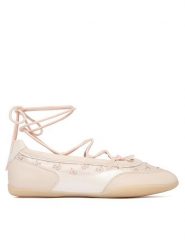 Aldo Baleriny Arabelia 14296223 Écru. Białe baleriny Aldo, bez wzorów, ze skóry, bez obcasa, bez zapięcia. Za 359.99 zł.