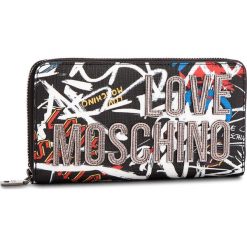 Duży Portfel Damski LOVE MOSCHINO - JC5550PP16LN0000 Nero. Czarne portfele Love Moschino, ze skóry ekologicznej. Za 429.00 zł.