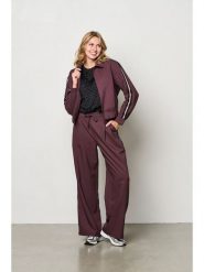 &Co Woman Spodnie "Fiene" w kolorze brązowym rozmiar: M. Brązowe spodnie materiałowe &Co Woman, bez wzorów, z materiału, z podwyższonym stanem. Za 282.99 zł.