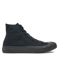 Trampki Converse. Czarne trampki Converse, bez wzorów, retro, bez zapięcia. Za 209.99 zł.
