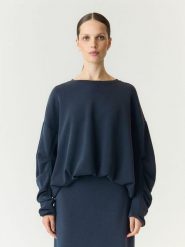 YAS Bluza w kolorze granatowym rozmiar: S. Niebieskie bluzy YAS, s, bez wzorów, bez ramiączek, bez kaptura. Za 169.95 zł.