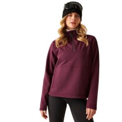 Bluza Damska Krótki Suwak Wander. Fioletowe bluzy Dare 2b, xl, bez wzorów, z bawełny, bez ramiączek, bez kaptura. Za 95.99 zł.