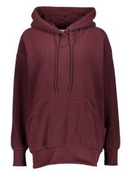 Nike Bluza "Plush" w kolorze fioletowym rozmiar: XS. Różowe bluzy Nike, xs, bez wzorów, bez ramiączek, z kapturem. Za 186.19 zł.