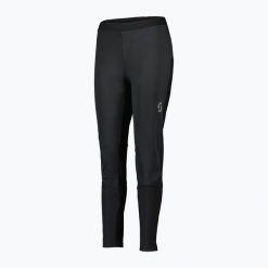 Spodnie do biegania damskie SCOTT Endurance Gore-Tex Windstopper. Czarne spodnie dresowe Scott, bez wzorów, z dresówki. Za 479.99 zł.