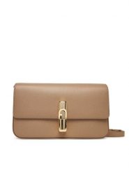 Furla Torebka Iride WB01826 ARE000 CN 1257S 1007 Beżowy. Brązowe listonoszki Furla, bez wzorów, ze skóry, bez dodatków. Za 1,319.00 zł.