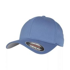 Czapka Z Daszkiem Wooly Combed. Niebieskie czapki z daszkiem FLEXFIT, bez wzorów. Za 67.99 zł.