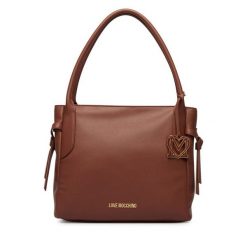 Torebka LOVE MOSCHINO. Brązowe torebki klasyczne Love Moschino, bez wzorów, klasyczne, bez dodatków. Za 1,059.00 zł.