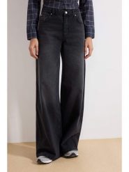 Trendyol Dżinsy - Comfort fit - w kolorze czarnym rozmiar: 40. Czarne jeansy Trendyol, bez wzorów, z bawełny, klasyczne, z podwyższonym stanem. Za 124.11 zł.