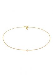 Elli Damski Choker soliter Basic Classic z różowym kwarcem w srebrze 925 Sterling Silver Naszyjniki 1 ct. Czerwone naszyjniki Elli, z materiału, z kwarcem, srebrne. Za 328.99 zł.