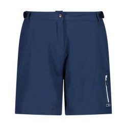 Szorty damskie z wewnętrzną dzianinową bielizną CMP Free. Niebieskie szorty CMP, bez wzorów, z dzianiny. W wyprzedaży za 240.50 zł.