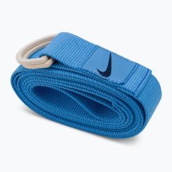 Pasek do jogi Nike Mastery 6ft. Niebieskie paski Nike, bez wzorów, sportowe. Za 49.99 zł.