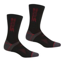 Skarpety Wełniane Wool Hiker 2pak. Brązowe skarpetki Regatta, bez wzorów, z wełny. Za 76.99 zł.