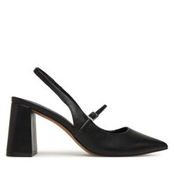 Sandały Call It Spring. Czarne sandały Call it Spring, bez wzorów, bez obcasa, na słupku, bez zapięcia. Za 169.99 zł.