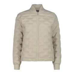 Rozszerzalna kurtka damska CMP. Brązowe kurtki CMP, bez wzorów, z puchu, bez kaptura. Za 649.00 zł.