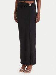 Guess Spódnica maxi W6GD15 K2936 Czarny Slim Fit. Czarne spódnice Guess, s, z aplikacjami, maxi. Za 379.99 zł.