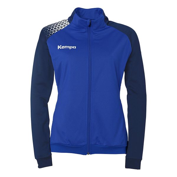 Damska bluza dresowa Kempa Ambition 28 Poly. Niebieskie bluzy bez kaptura Kempa, bez wzorów, z dresówki, bez kaptura, do piłki ręcznej. Za 212.50 zł.