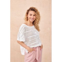 Sweter Damski Kama BS Ekri. Swetry blue shadow, s, bez wzorów, z bawełny, bez ramiączek. Za 179.90 zł.