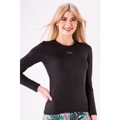 Bluzka z długim rękawem do biegania damska 2skin Sprint czarna. Czarne t-shirty sportowe 2SkIN, l, bez wzorów, z dzianiny, bez ramiączek, do biegania. Za 79.00 zł.