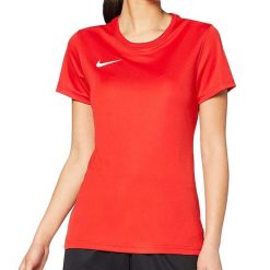 Womens Park VII t-shirt 657. Czerwone t-shirty Nike, m, bez wzorów, sportowe, bez kołnierzyka, bez ramiączek. Za 73.00 zł.