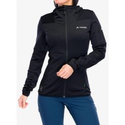 Bluza polarowa damska Vaude Monviso Fleece Jacket II. Czarne bluzy bez kaptura Vaude, na zimę, xs, bez wzorów, z polaru, bez kaptura, narciarskie. Za 465.20 zł.