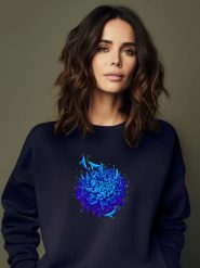 WOOOP Bluza w kolorze granatowym rozmiar: S. Niebieskie bluzy Wooop, s, bez wzorów, bez kaptura. Za 88.23 zł.