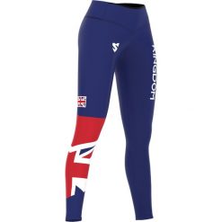 Legginsy fitness długie damskie Smmash Patriot 3.0 UK z wysokim stanem. Białe legginsy SMMASH, bez wzorów, sportowe, długie. Za 169.00 zł.