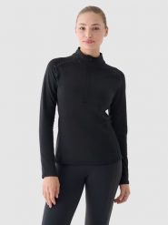 4F Koszulka sportowa w kolorze czarnym rozmiar: L. Czarne t-shirty sportowe 4f, l, bez wzorów, z materiału, bez ramiączek, outdoorowe. Za 110.04 zł.