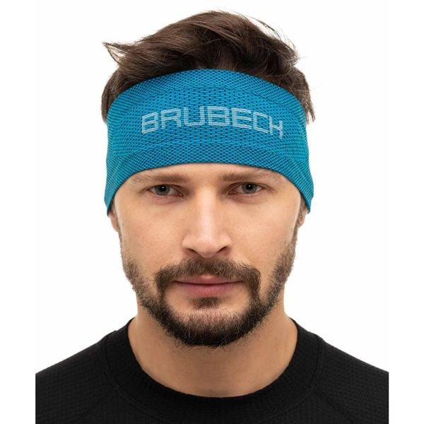 Opaska termoaktywna unisex Brubeck 3D PRO. Czarne bielizna termoaktywna damska Brubeck, bez wzorów, z elastanu, bez ramiączek, do biegania. Za 44.99 zł.
