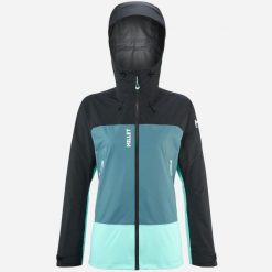 Kurtka damska z membraną MILLET W Kamet Gore-Tex przeciwdeszczowa Niebieski. Niebieskie kurtki Millet, l, bez wzorów, z gore-texu, bez kaptura, trekkingowe, gore-tex. Za 1,439.00 zł.