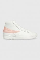 Fila sneakersy HIGHFLYER kolor biały. Białe buty sportowe lifestyle Fila, bez wzorów, z gumy, sportowe, bez zapięcia. Za 379.99 zł.