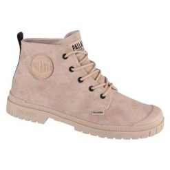Buty Trekkingowe Unisex Dla Dorosłych Pampa Hi Wax. Brązowe buty trekkingowe Palladium, bez wzorów, z materiału, bez zapięcia. Za 498.99 zł.