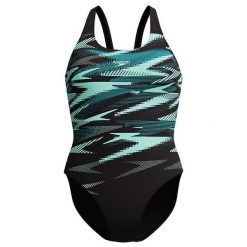 Strój kąpielowy damski na basen Speedo Hyperboom. Stroje jednoczęściowe Speedo, bez wzorów, sportowe. Za 402.95 zł.