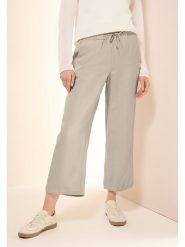 Cecil Spodnie w kolorze jasnoszarym rozmiar: L. Szare spodnie materiałowe Cecil, bez wzorów, z materiału, z podwyższonym stanem. Za 153.34 zł.