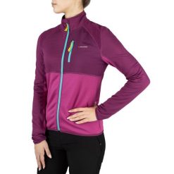 Bluza sportowa damska Viking Midland Lady. Czerwone bluzy bez kaptura Viking, s, bez wzorów, z materiału, bez kaptura, do biegania. Za 186.92 zł.