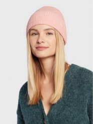 4F Czapka H4Z22-CAD012 Różowy. Czerwone czapki zimowe 4f, bez wzorów, z materiału. Za 49.99 zł.