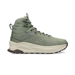 Damskie buty trekkingowe Altra Olympus 6 GTX Mid. Zielone trekkingi Altra, bez wzorów, z gore-texu, przed kolano, bez zapięcia, trekkingowe, gore-tex. Za 978.50 zł.