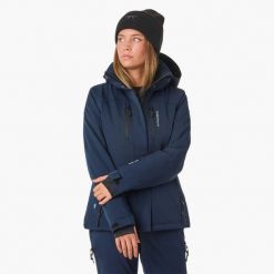 Kurtka narciarska Narciarstwo Damska Swedemount Cervinia Jacket W oddychająca. Czarne kurtki narciarskie SWEDEMOUNT, na zimę, bez wzorów, bez kaptura, narciarskie. W wyprzedaży za 447.00 zł.