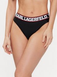 KARL LAGERFELD Dół od bikini 240W2222 Czarny. Czarne bikini KARL LAGERFELD, bez wzorów, z syntetyku. Za 169.99 zł.