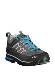 CMP Skórzane buty trekkingowe "Moon" w kolorze szaro-niebiesko-czarnym rozmiar: 41. Czarne buty trekkingowe CMP, ze skóry, bez zapięcia. Za 250.35 zł.