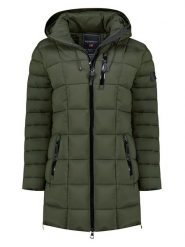 Geographical Norway Kurtka pikowana "Bastia" w kolorze khaki rozmiar: XXL. Brązowe kurtki Geographical Norway, xxl, bez wzorów, bez kaptura. Za 274.10 zł.