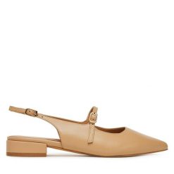 Baleriny Sergio Bardi. Brązowe baleriny Sergio Bardi, bez wzorów, bez obcasa, bez zapięcia. Za 279.99 zł.