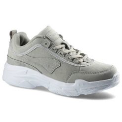Szare Snekersy Kangaroos Damskie Wygodne Półbuty. Szare buty sportowe lifestyle KangaROOS, z aplikacjami, z syntetyku, sportowe, bez obcasa. Za 179.00 zł.