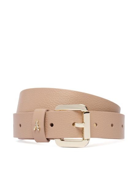 Patrizia Pepe Pasek Damski CW8684/L001-R874 Beżowy. Brązowe paski Patrizia Pepe, bez wzorów, ze skóry. Za 419.99 zł.